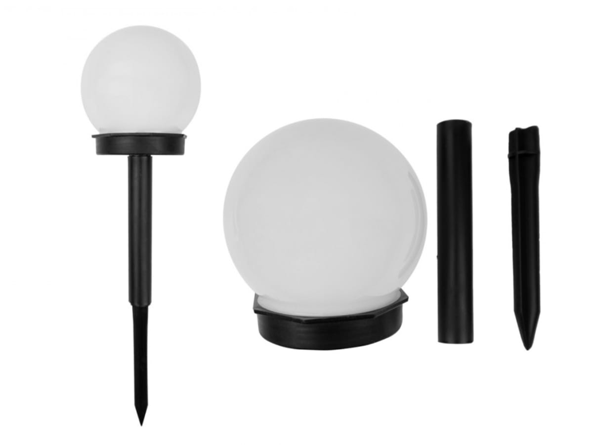 Lampa solarna wbijana LED SSO-5 okrągły klosz